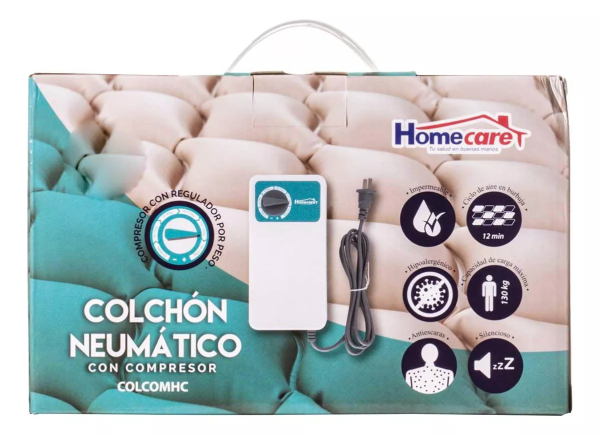 Colchón Neumático con compresor Mod. COLCOMHC Mca. Homecare