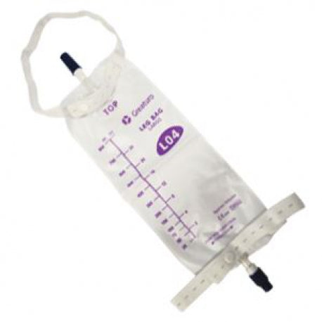 Bolsa recolectora de orina para pierna cinturón integrado 600 ml Mca. Medstar Mod. GTC-GCU230103
