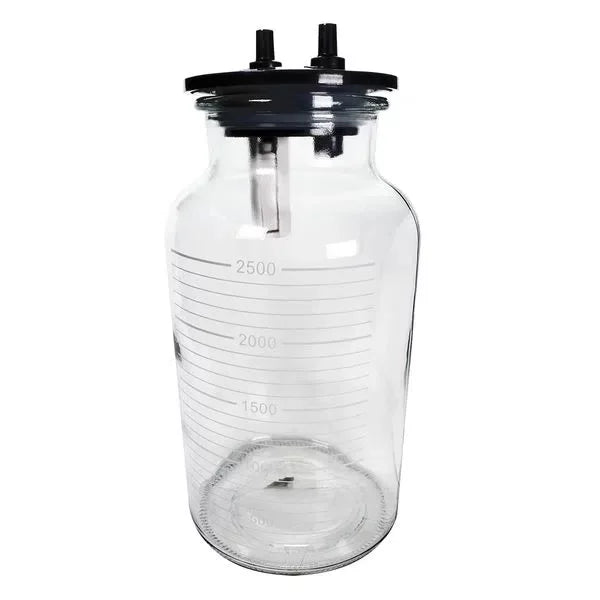 Frasco para aspirador quirurgico de 2500 ml Mca. Hergom Mod. 7A-150