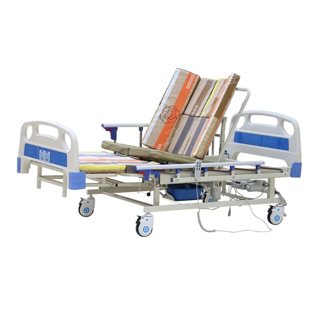 Cama Eléctrica/Manual de 5 Posiciones con Silla Cardíaca y RCP Mod. BYG-A31 Mca. Medstar