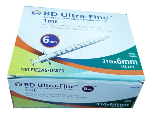 Jeringa de 1 ML Ultra-Fine Mca. BD