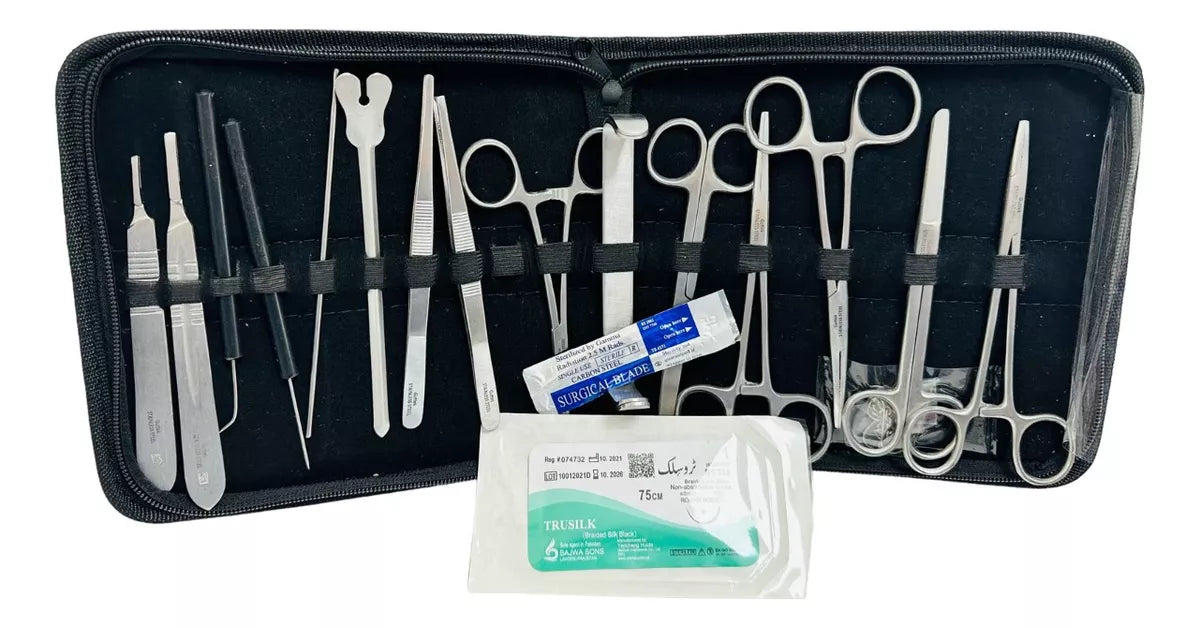 Estuche de disección 20 piezas economico Mca. Homecare