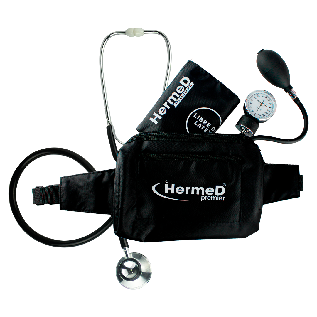 Baumanometro aneroide con estetoscopio doble campana Mac. Hermed