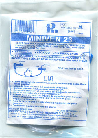 Equipo para venoclisis, Mariposa