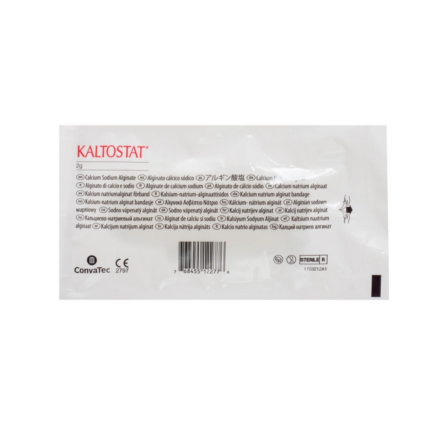 Kaltostat alginato cálcico sodico 10 cm x 20 cm Mca. ConvaTec