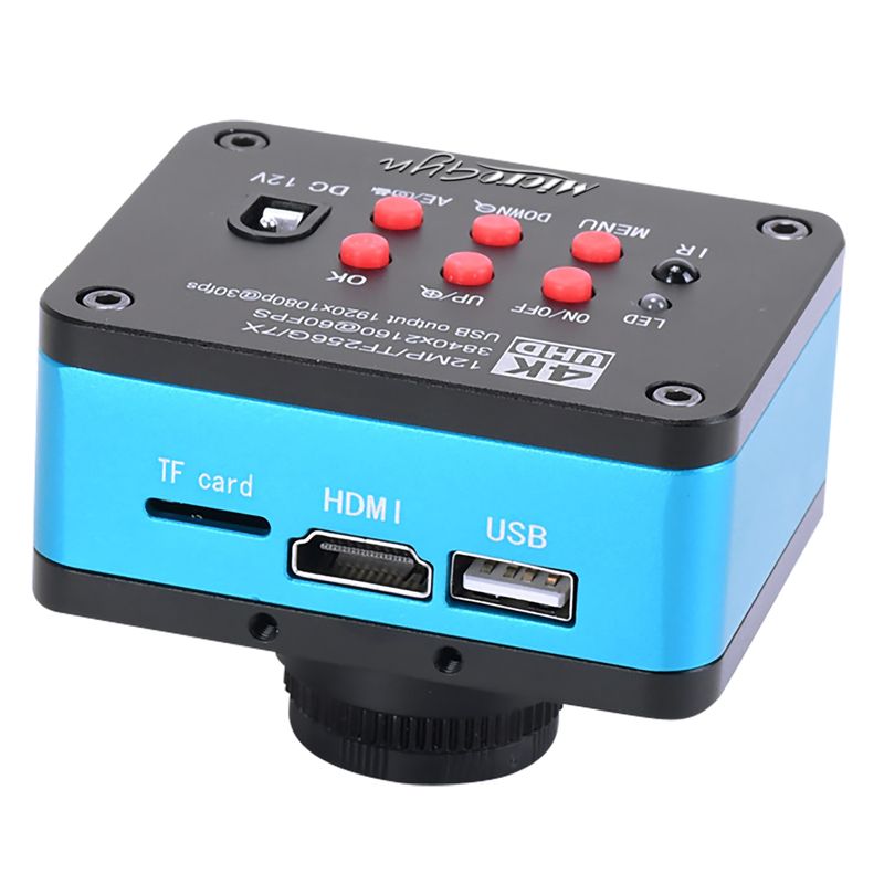 Kit camara hdmi 2k con lentes 0.5x y adaptador de 30mm a 10.5mm