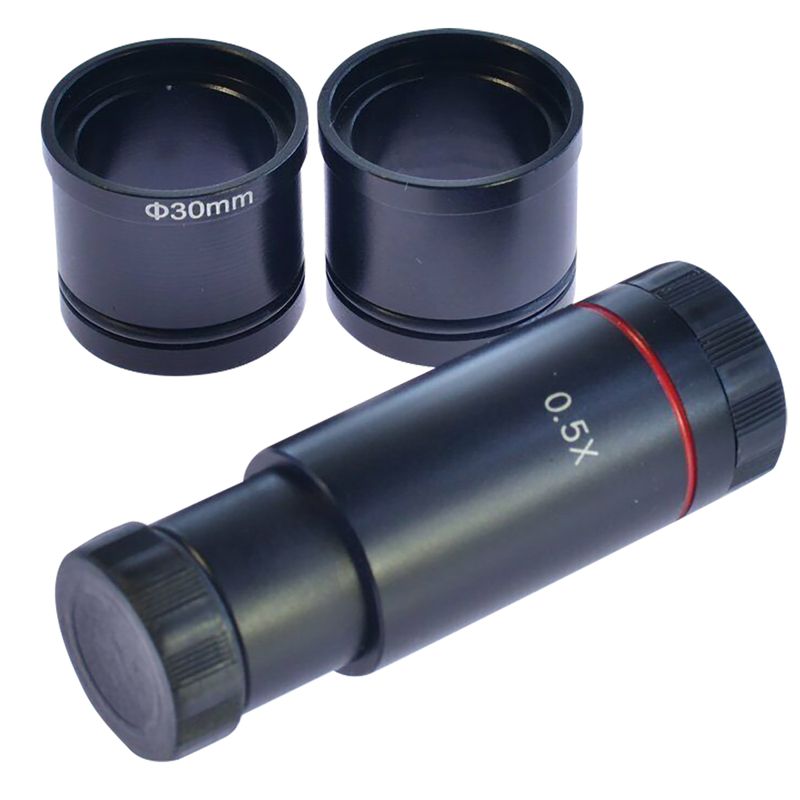 Kit camara hdmi 2k con lentes 0.5x y adaptador de 30mm a 10.5mm