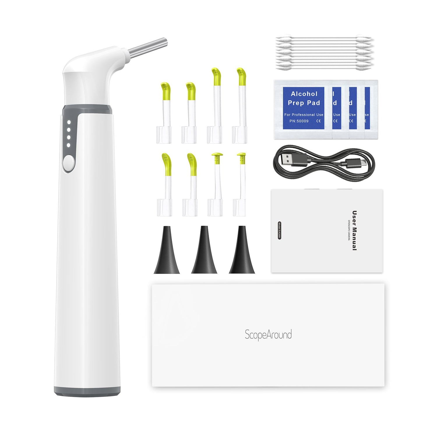 Otoscopio Digital, mod. SA39W, ScopeAround