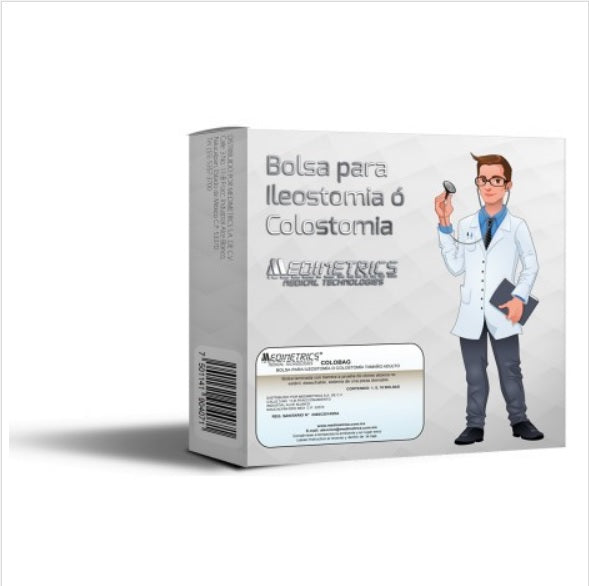 Bolsa para colostomia, c/10pzas Mca. Medimetrics