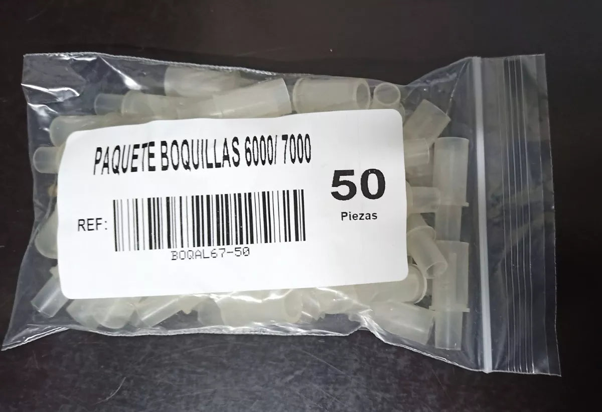 Boquillas para alcoholimetro, c/50pzas
