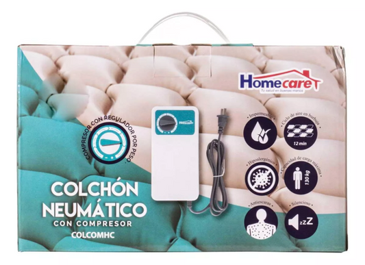 Colchón Neumático con compresor Mod. COLCOMHC Mca. Homecare