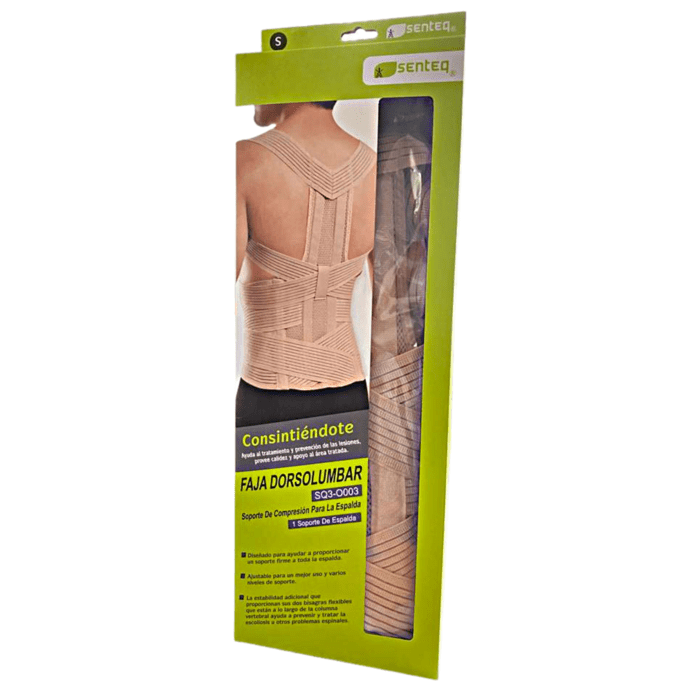 Faja dorsolumbar C/ Varilla de plastico Mca. Senteq