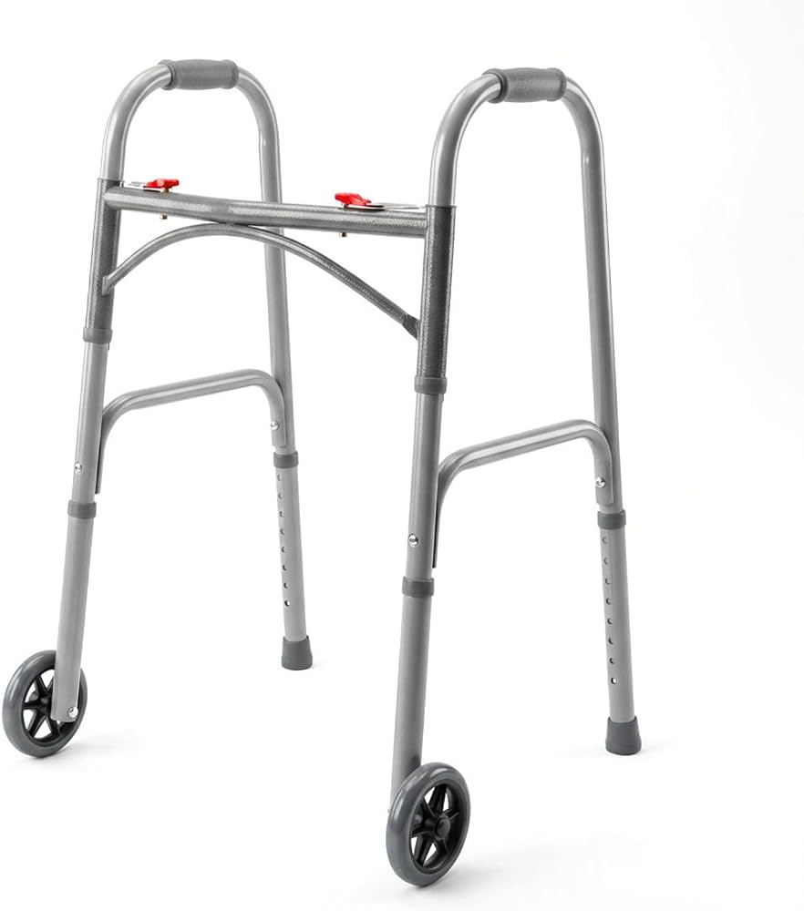 Andadera de acero con ruedas Mca. Speedy Mod. SPA7602S