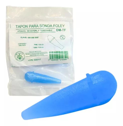 Tapón para sonda Foley de plástico desechable Mca. Kortex Mod. K-753