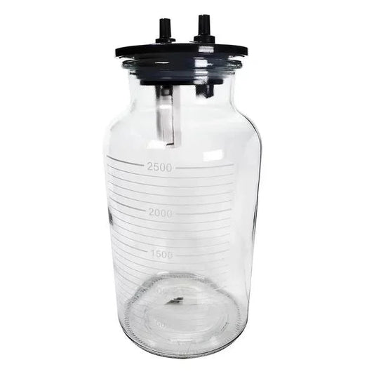 Frasco para aspirador quirurgico de 2500 ml Mca. Hergom Mod. 7A-150