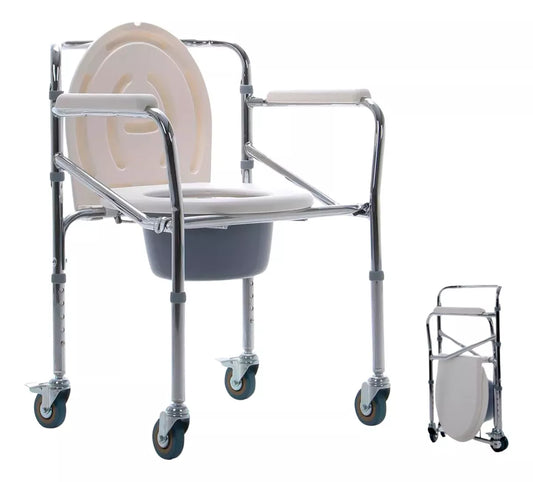 Comodo con ruedas aluminio Mca. Super Confort Mod. SC-820