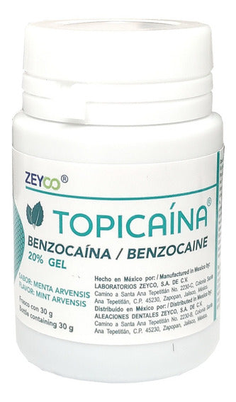 Topicaína (Lidocaina en gel al 20%)