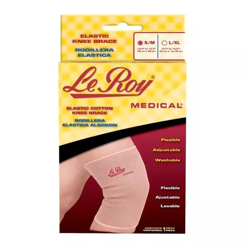Rodillera elastica algodón Talla. Chica Mca. LeRoy