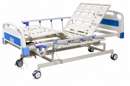 Cama hibrida eléctrica y manual de tres funciones Mca. Medstar Mod. DNI-DL-ETF-01
