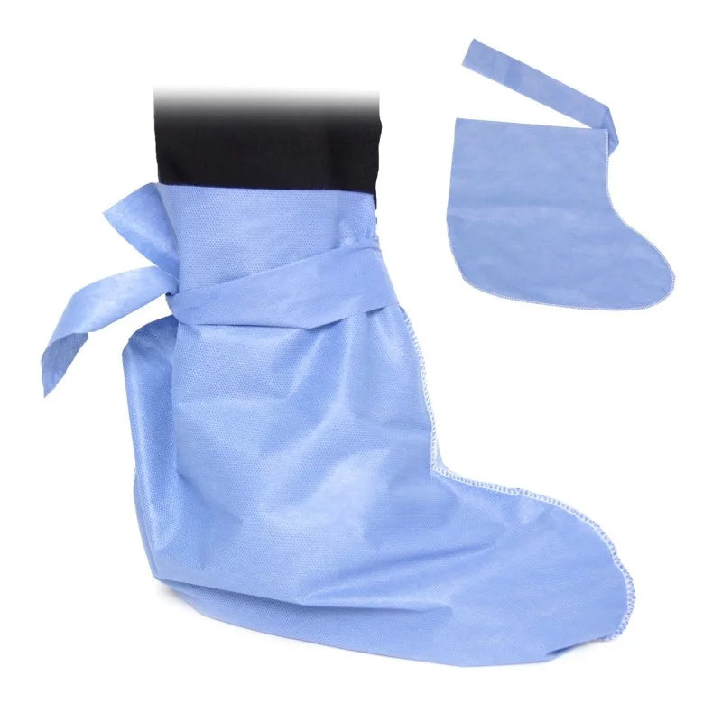 Bolsa con bota sin plantilla c/25 pares azúl