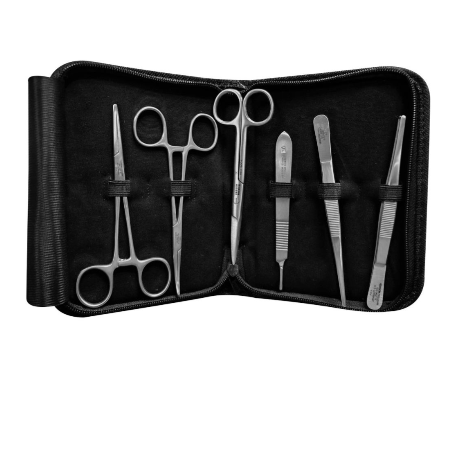 SET INSTRUMENTAL PARA ASEPSIA 6 PIEZAS H.P. MCA HERGOM MOD. H16-580B
