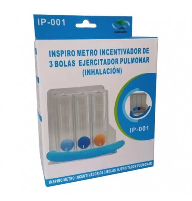 Inspirometro incenticador de 3 bolas Mca. Super Confort Mod. IP-001