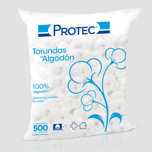 Torundas de algodón PROTEC de 500gr