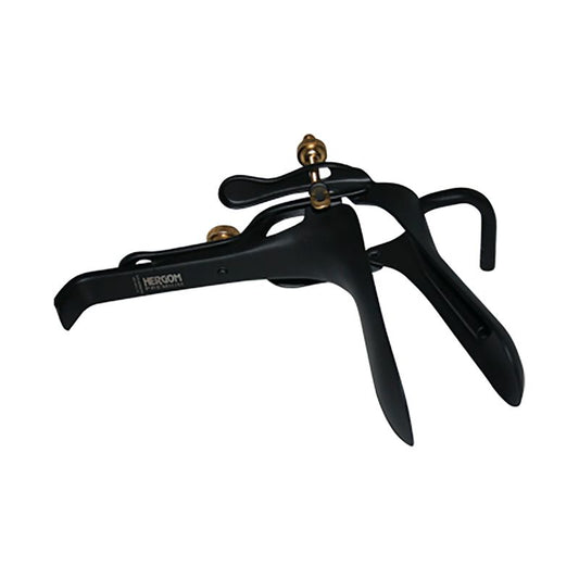 Espejo vaginal teflonado negro para laser con extractor de humo