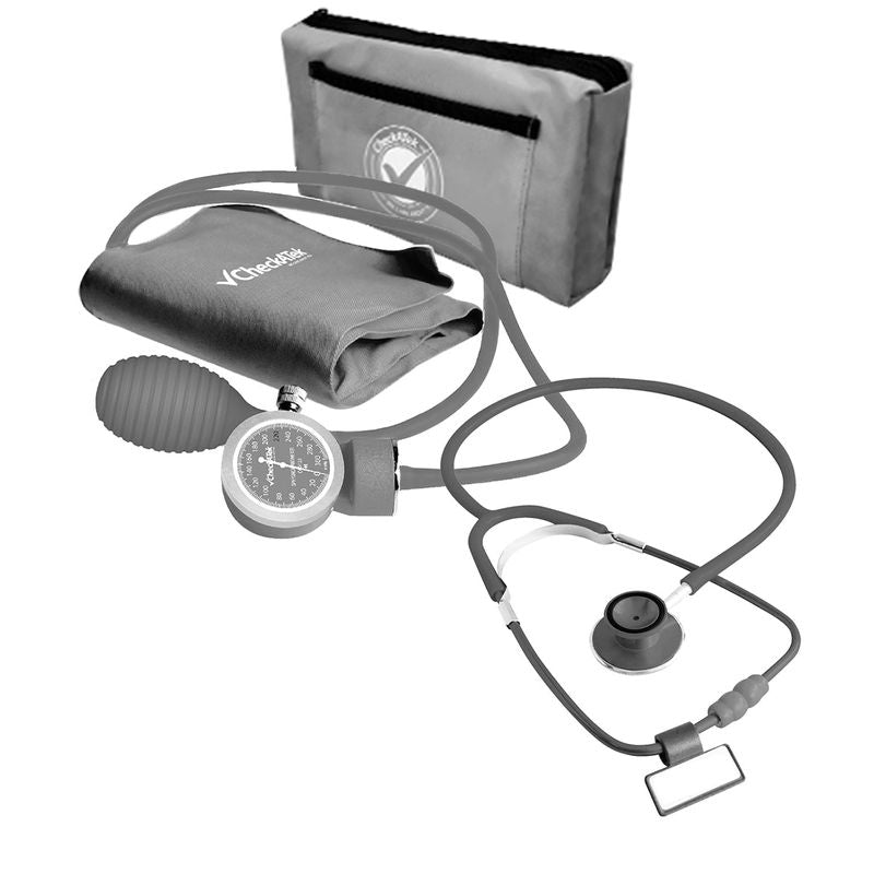 Kit doble baumanometro aneroide, Economico Mca. Checkatek