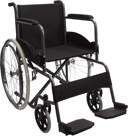 Silla de ruedas básica con descansapies