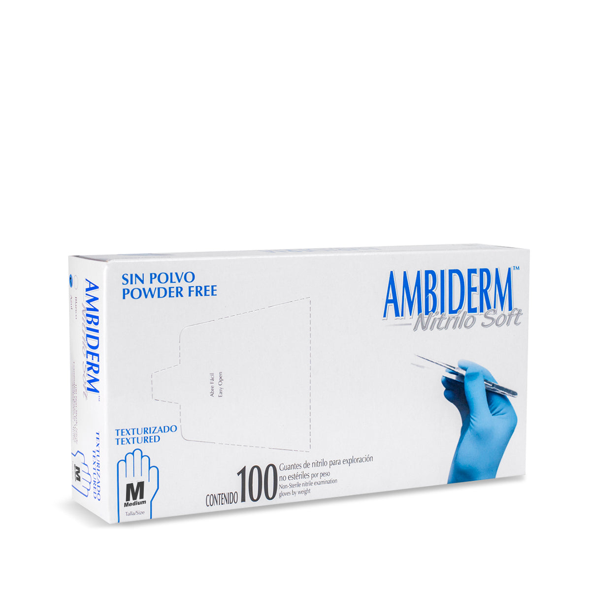 Caja de guantes nitrilo sin polvo