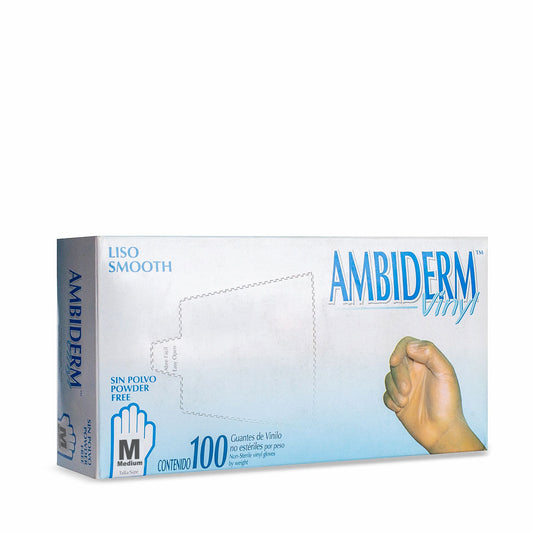 Caja de guantes de vinyl no esteril